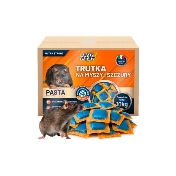 No Pest® Brodifacoum pindapasta tegen ratten en muizen – 10 kg