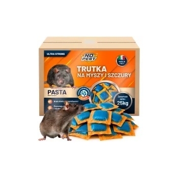 No Pest® Brodifacoum pindapasta tegen ratten en muizen – 25 kg