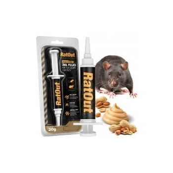 RatOut® gel-lokmiddel voor ratten, muizen en marters – voor vallen, levendvallen en lijmvallen 30 g