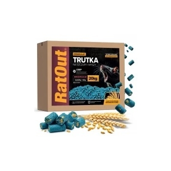 RatOut® Brodifacoum granulaat / pellets – doos 20 kg