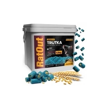 RatOut® Brodifacoum granulaat / pellets – emmer 3,5 kg