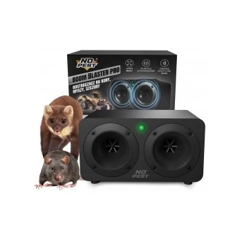 Professionele No Pest® BioniC BOOM Blaster – verjager tegen marters, ratten, muizen en knaagdieren