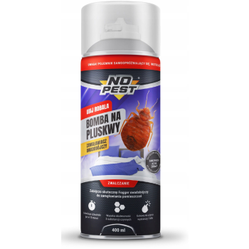NO PEST insecticide fogger 400 ml met cypermethrin, tetramethrin en geraniol