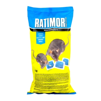 RATIMOR Brodifacoum Fresh Bait 1 kg gebruiksklaar pastalokaas